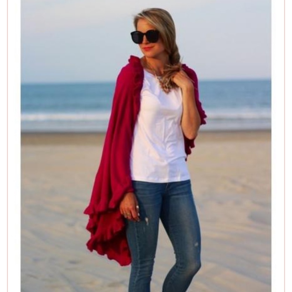 April Marin City Ruffle Shawl